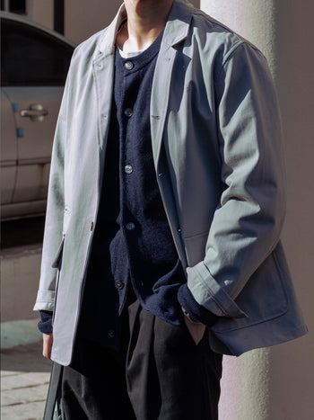 Light Wholegarments Cardigan (Blue)