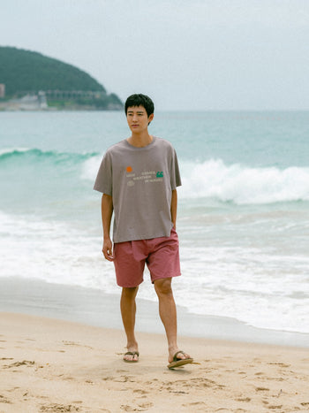 Weather in Waves Tee (Smoky Beige)