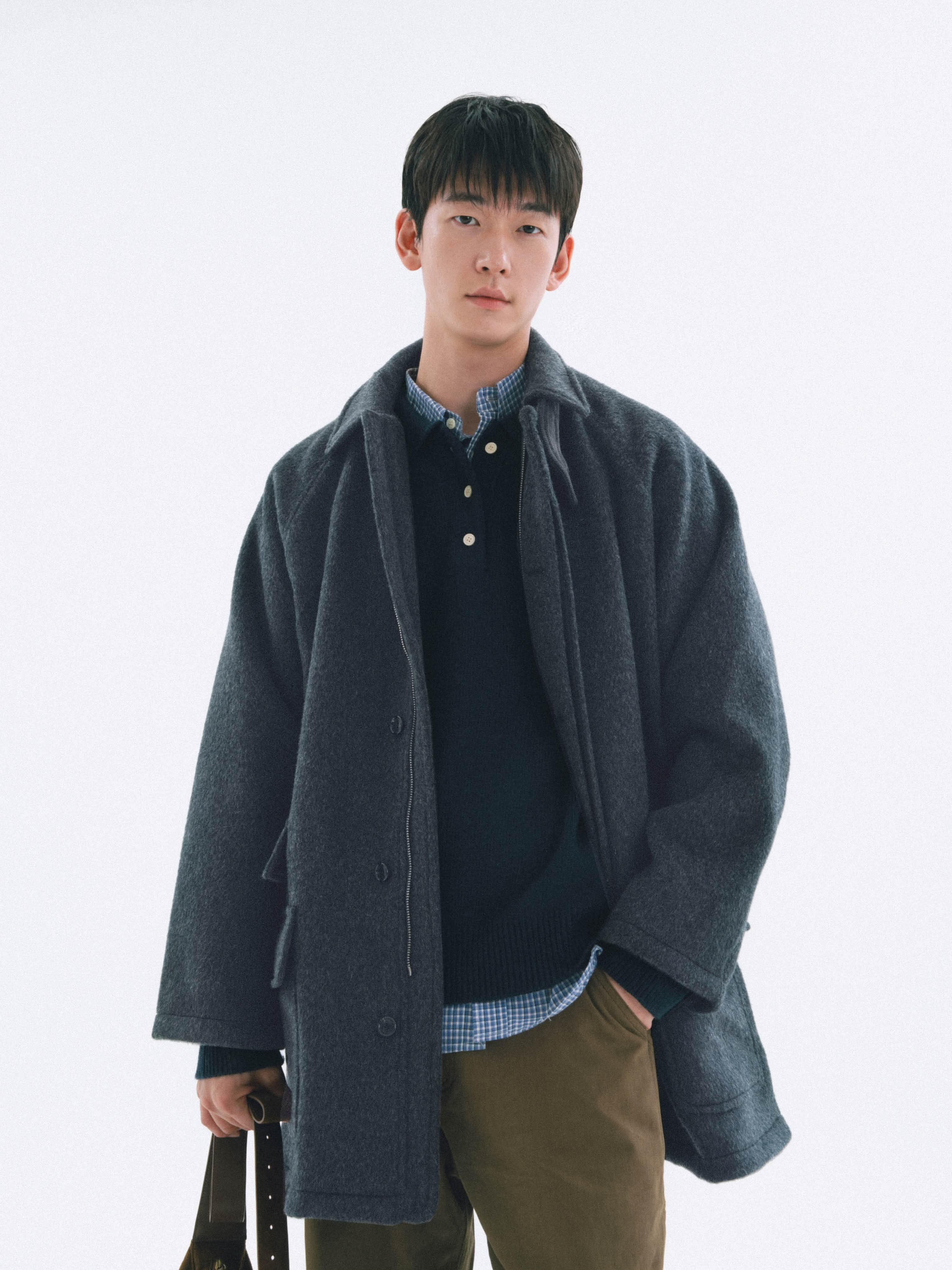 City Wool Half Coat (Black) | Havehad