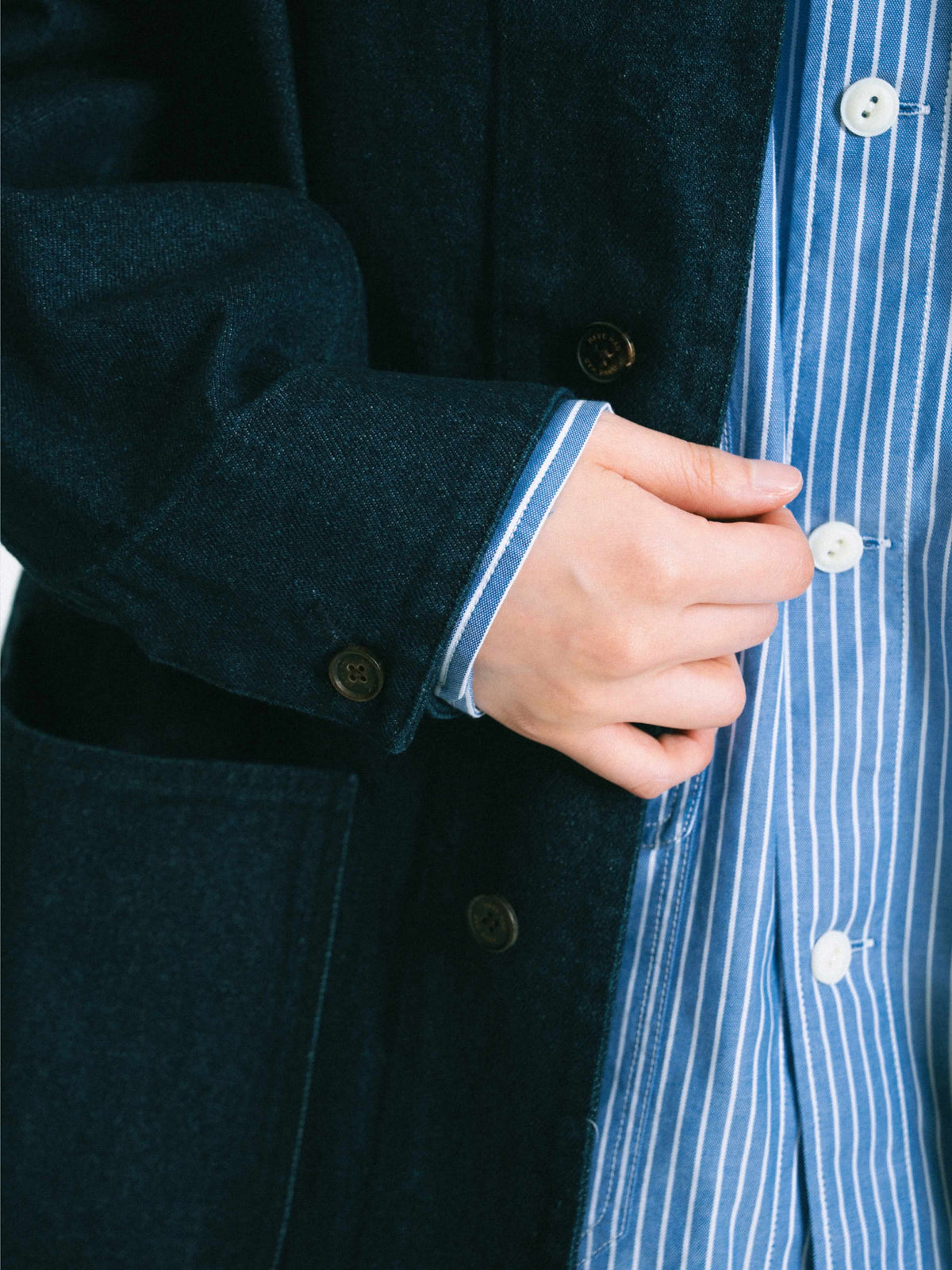 Denim Chore Jacket (Denim Blue)
