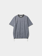 Relaxed Half Stripe String Tee (Stripe Charcoal)