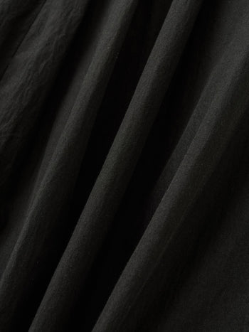 Pleats Sleeveless Top (Black)