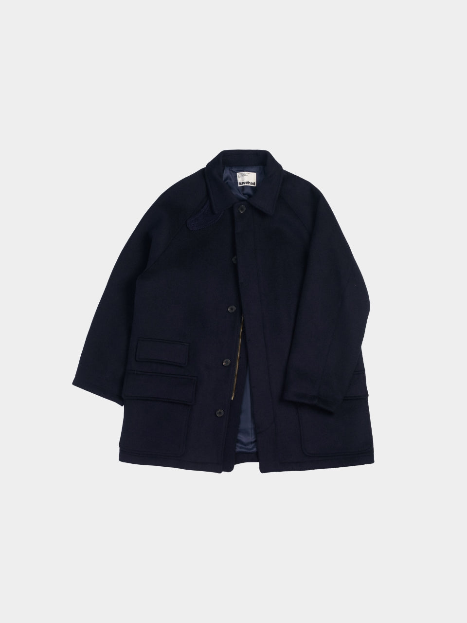 City Wool Half Coat (Navy) | Havehad