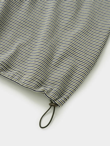 Double Stripe String Tee (Khaki)