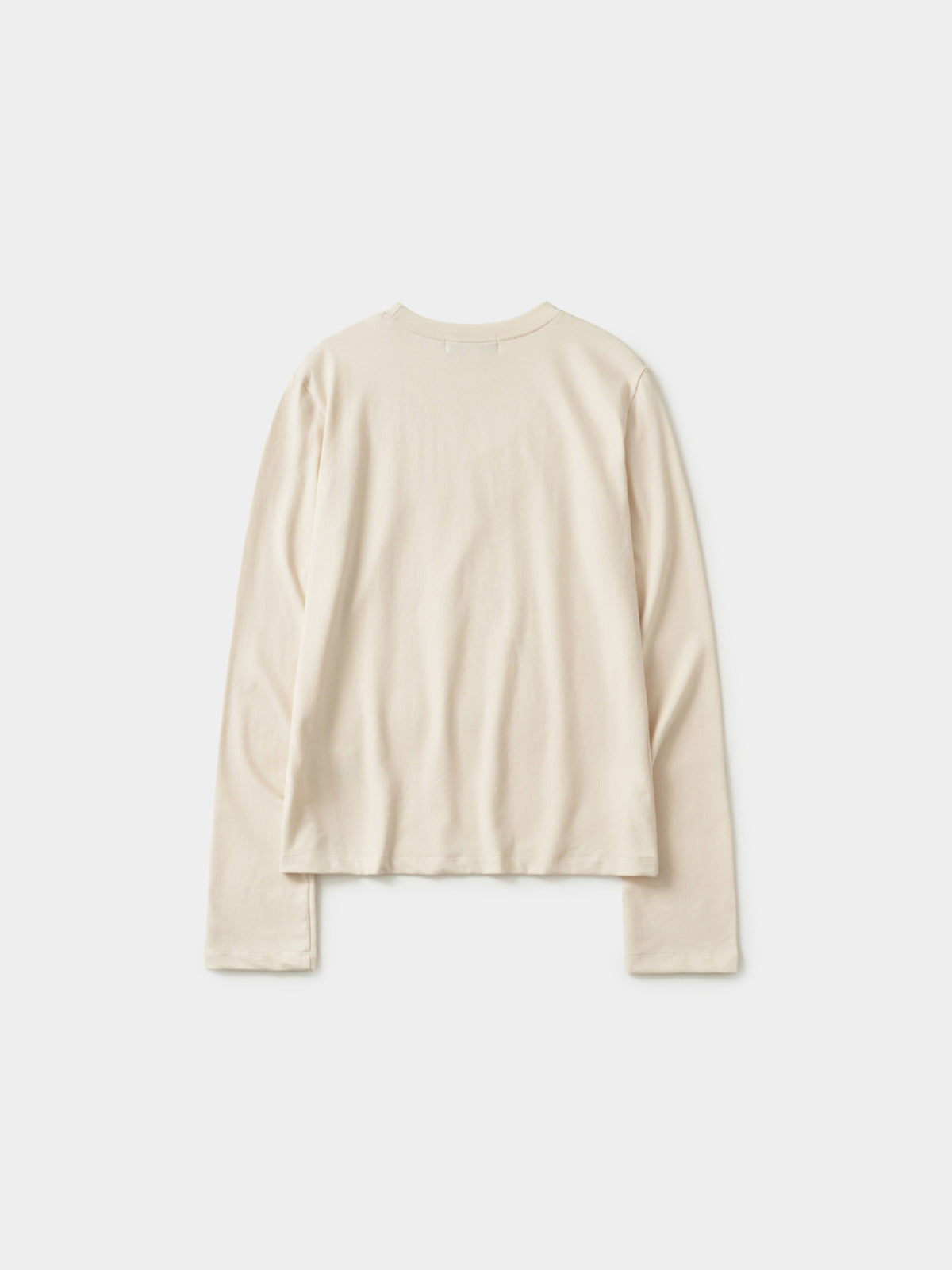Mellow Slim Long Sleeves T-Shirt (Beige)