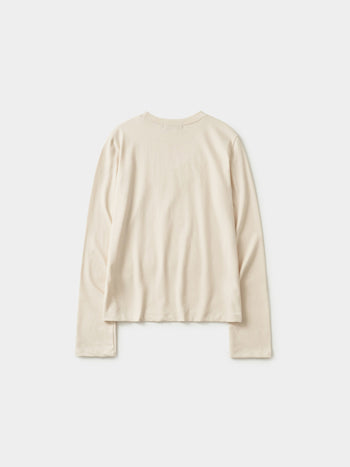 Mellow Slim Long Sleeves T-Shirt (Beige)