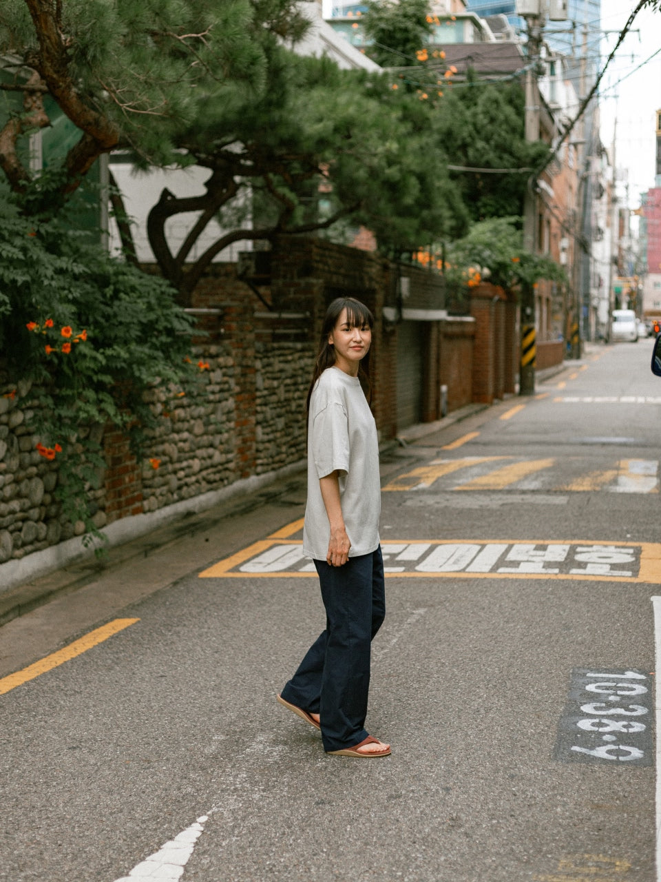 Light String Easy Pants (Navy)