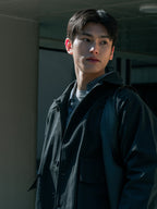 City Worker French Jacket (Blue Gray)