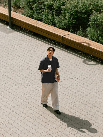 City Summer Light Banding Pants (Navy)