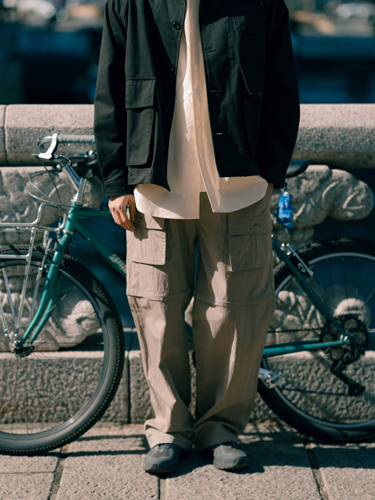 2way Utility Cargo Pants (Beige)